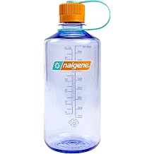 Nalgene 32 oz Narrow Mouth Water Bottle BPA-Free, Durable &amp; Leak Proof, Lghtweght Bottle for Hkng, Gym &amp; Travel, Amethyst