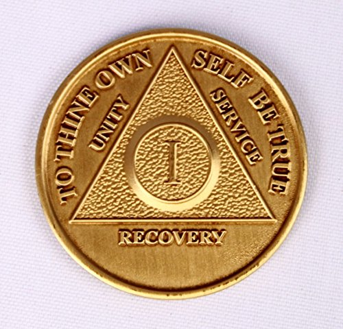 MEDT 12 Year Bronze AA Recovery Medallion / Coin â€“ Anniversary or Birthday Medallions / Coins / Tokens / Chips / Commemorative