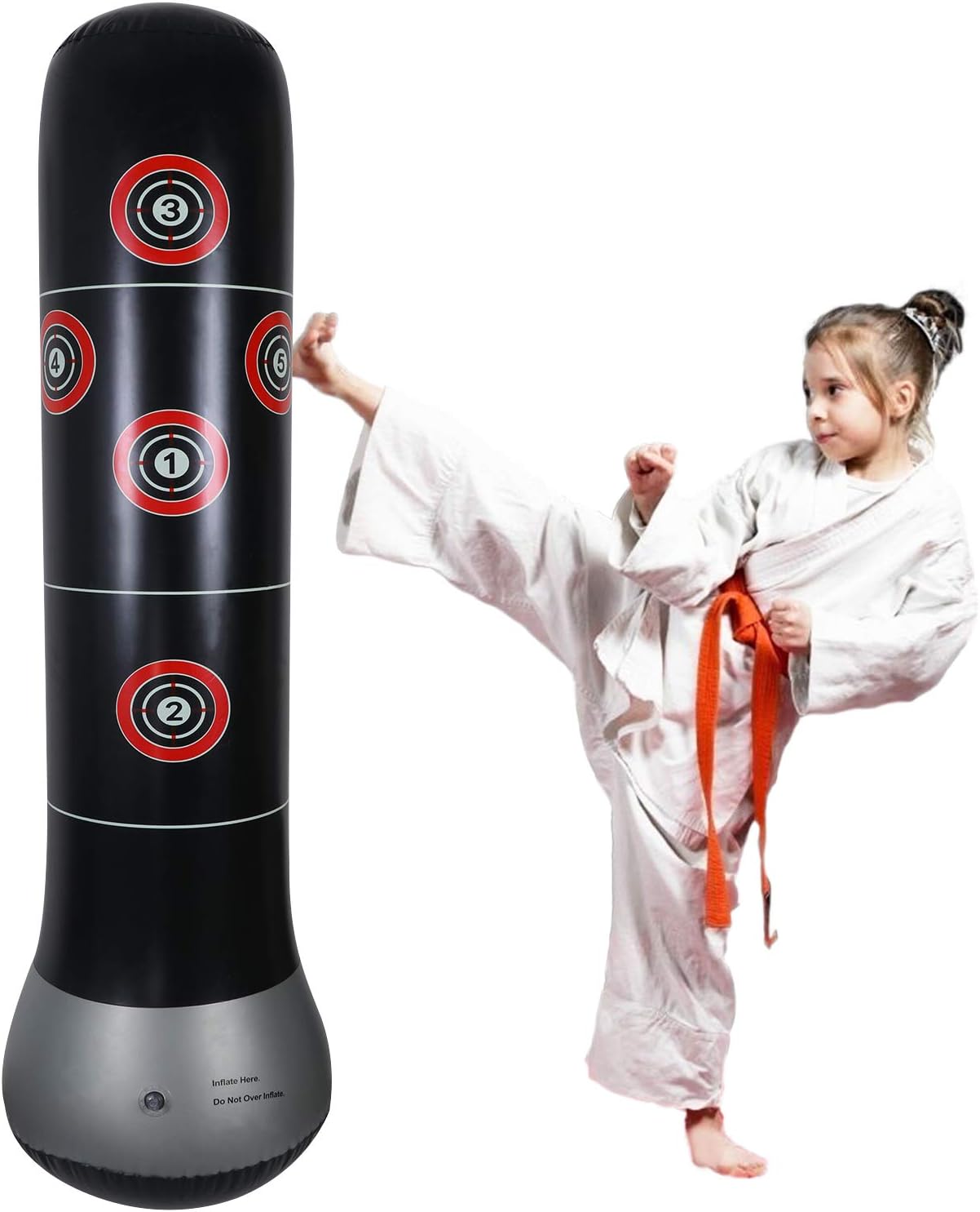 VAIPI Freestanding Punching Bag, Muay Thai VAIPI Tumbler Decompression Punching Sandbag , Relaxing Kickboxing Bag for Adults and Children (Regular) : Sports & Outdoors