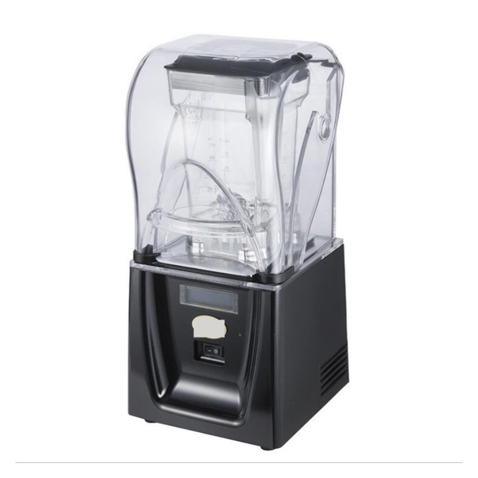 Frullatore Commerciale Ad Alte Prestazioni Isolamento Acustico Da 1800 W For Alimenti 2 Litri For Impieghi Gravosi Senza BPA Silenzioso Potente Lavorazione Sforzo Ingredienti(Black)