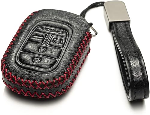 Miniatura 8 de Vitodeco Funda de cuero para llavero compatible con Honda Civic, Honda Civic Hatchback, Honda Accord, Honda HR-V, Honda CRV, Honda Pilot 2023-2024