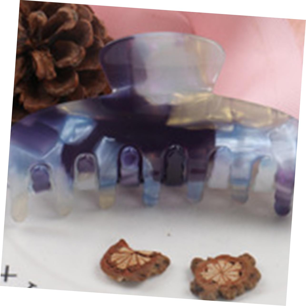 FRCOLOR 4 Piezas Pinza Para El Cabello Pinza De Pelo Para Pinzas Para El Cabello Para Cabello Grueso Pinzas Para El Cabello Para Mujeres Cabello Pinzas Para El Pelo El Plastico