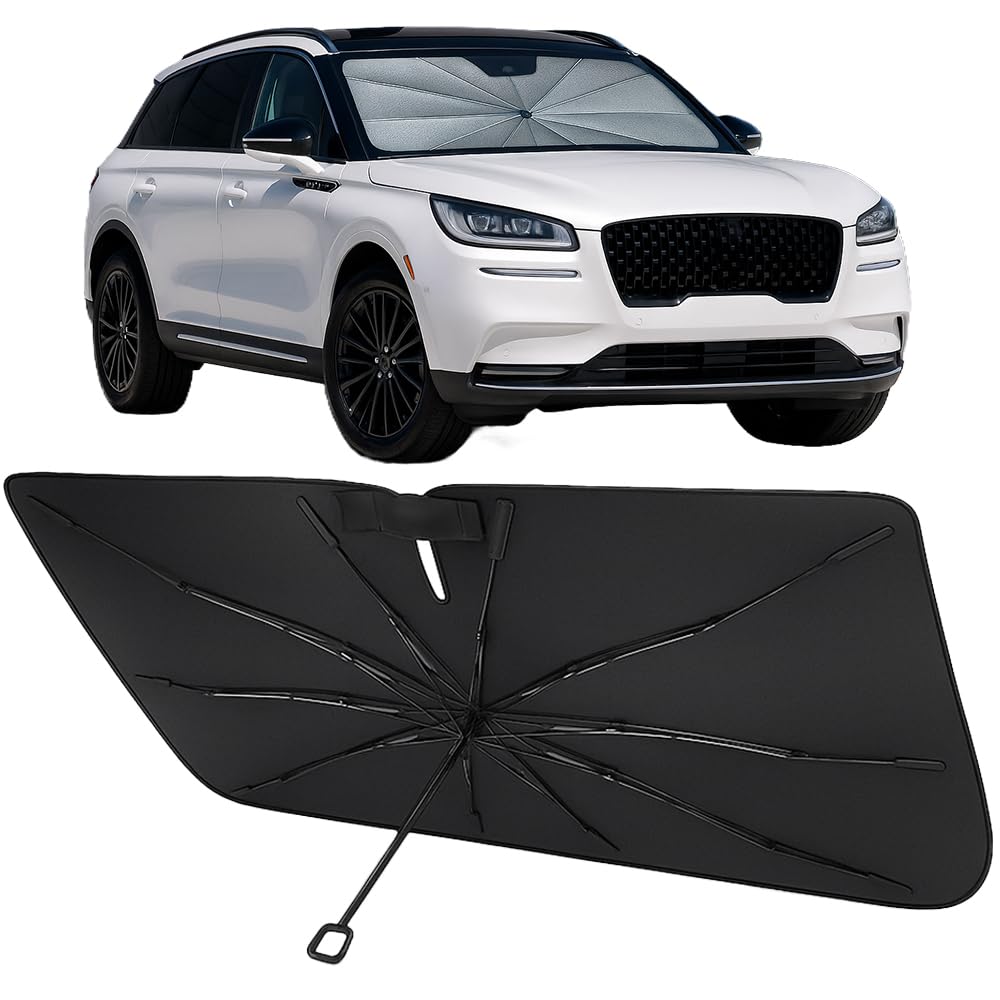 Proadsy Custom Fit 2020-2026 Lincoln Corsair Windshield Sun Shade Umbrella