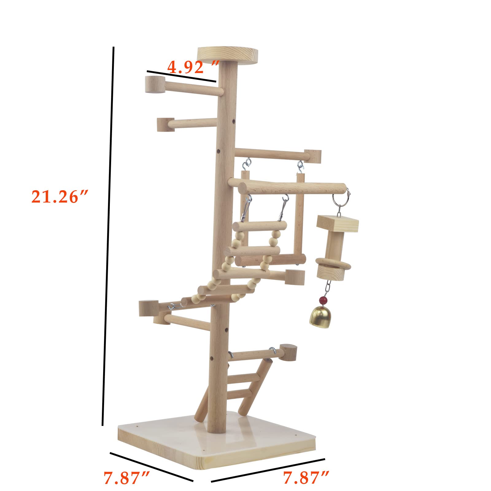 Vogelspielplatz, Papageien, Spielständer, Sittiche, Spielstudio-Set, Spielzeug, Vogelkäfigständer, Sitzstange, Tischplatte, Aktivitätszentrum, Conures Holz, Laufstall, Plattform, Leiter
