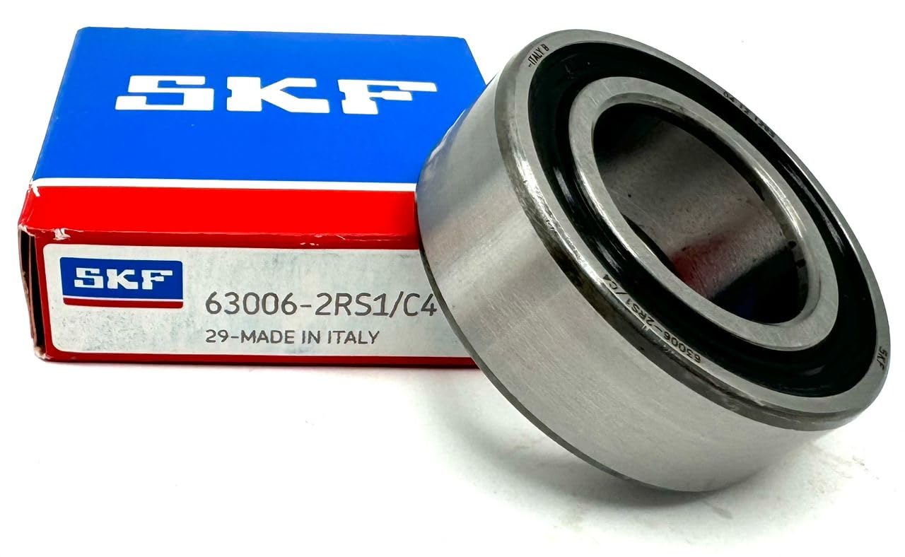 SKF 63006 2RS1/C4 DEEP Groove Ball Bearing, Rubber Sealed 30X55X19 MM