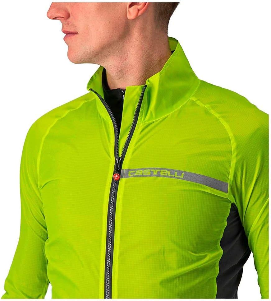 CASTELLI Men's Squadra Stretch Jacket, Windproof Zip Up Shell for Road Cycling - Image 3
