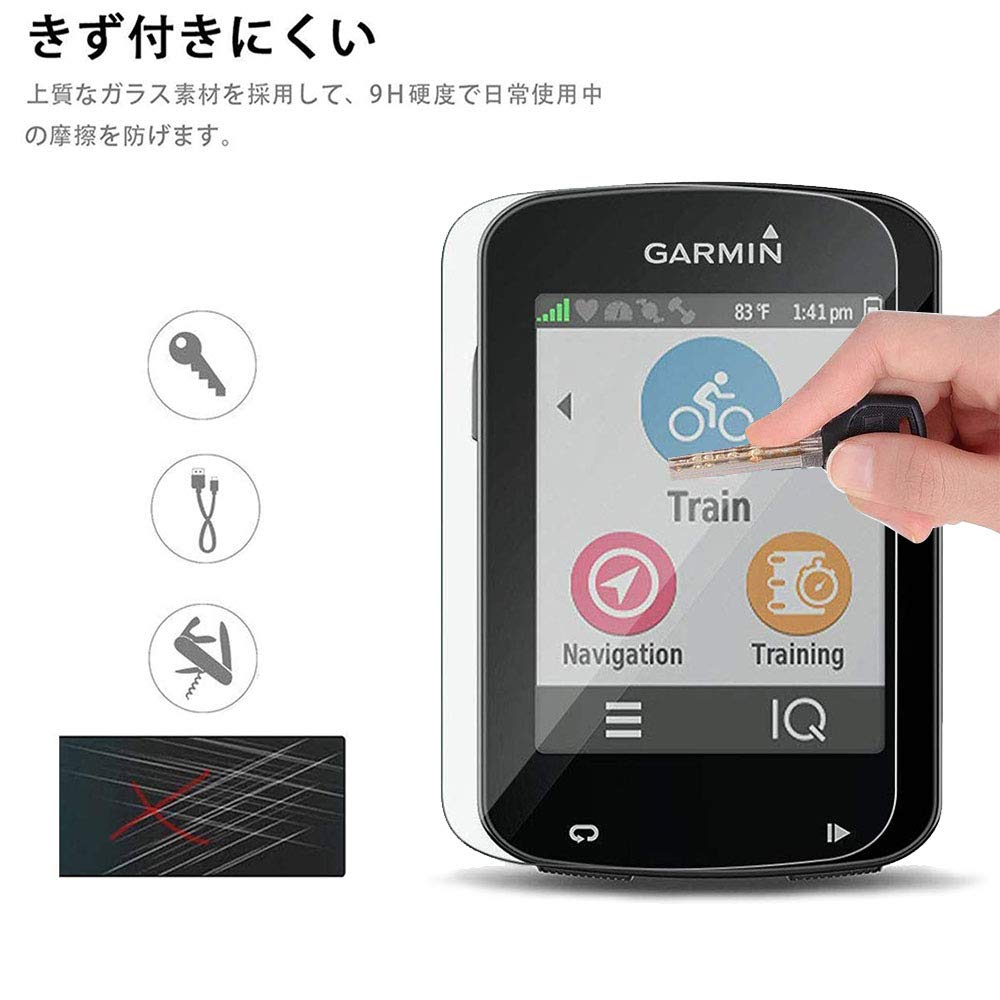 Amazon.co.jp: ELMK【2枚セット】For GARMIN Edge 530 / Edge 830
