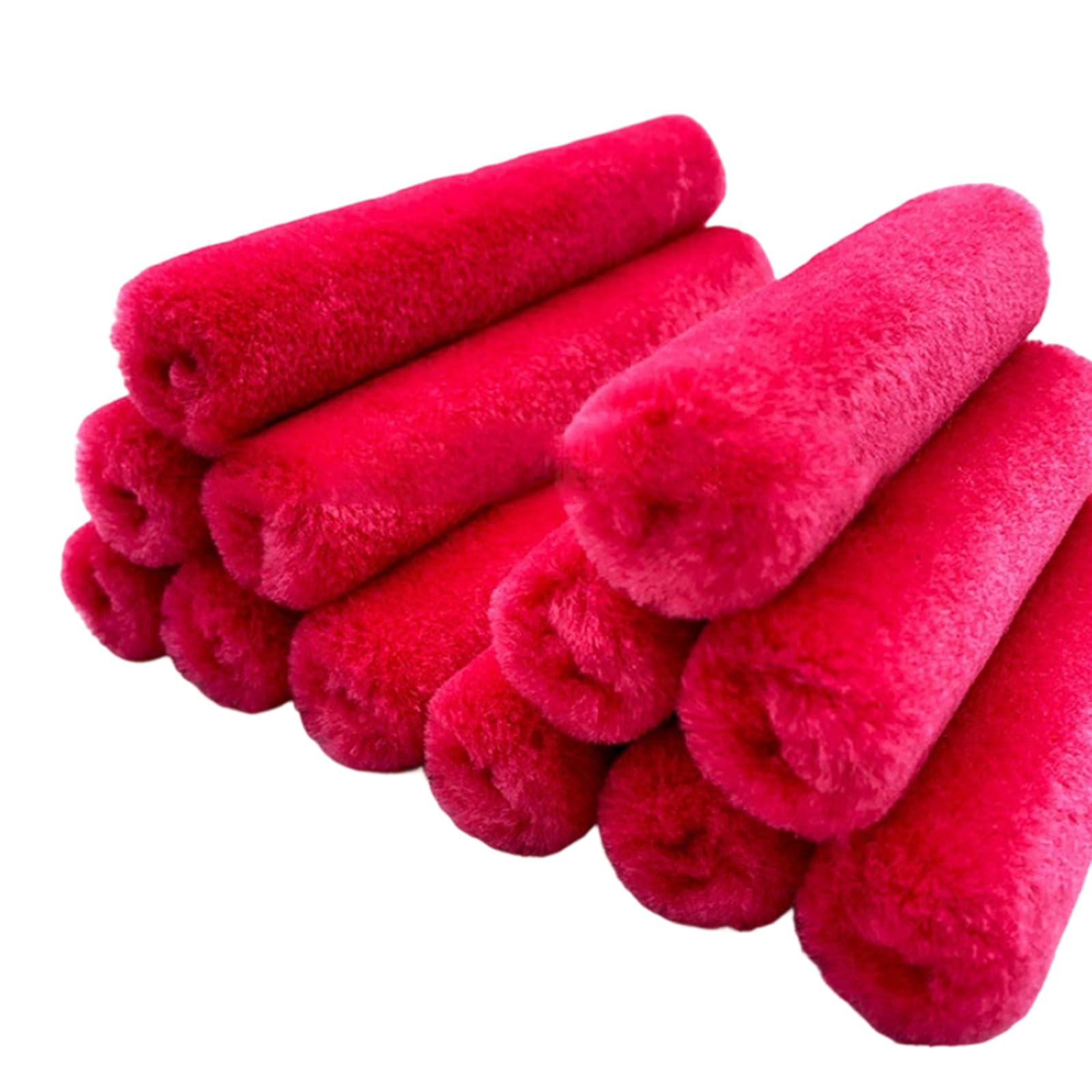 Rodillo de pintura de lana de alta densidad con asas ergonómicas, herramienta de pintura para pintar paredes, armarios, puertas, muebles, molduras, rodillo portátil con mango
