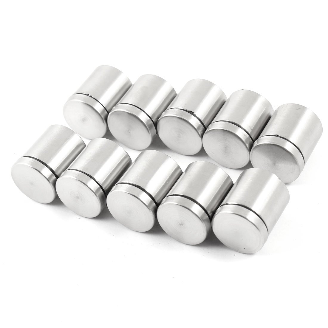 10 PCS 25mm x 30mm Stainless Steel Frameless Standoff Clamp for Glass