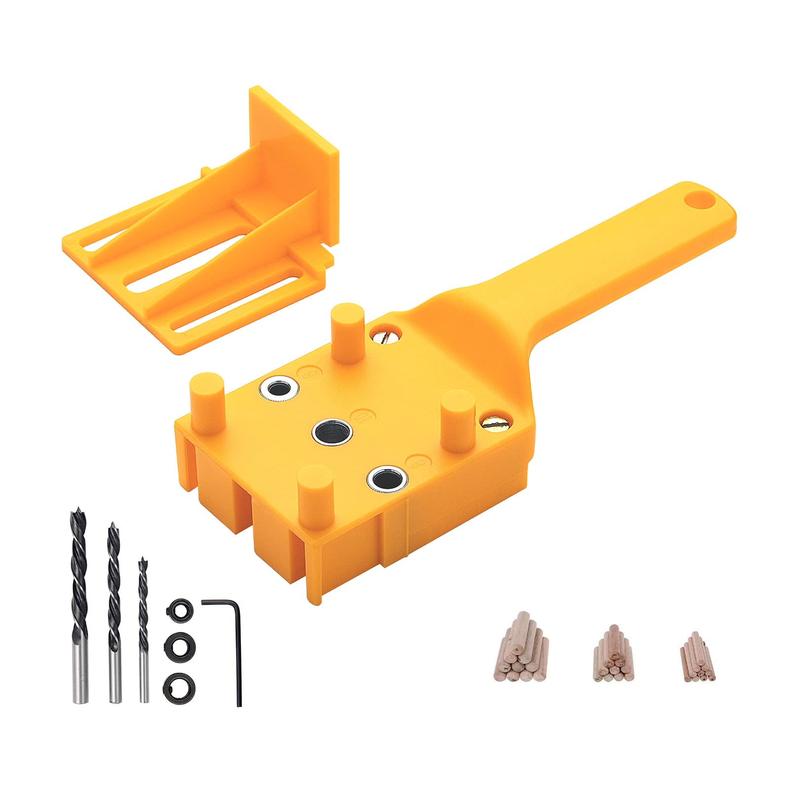 Saker Wood Doweling Hole Drill Guide, 6 
