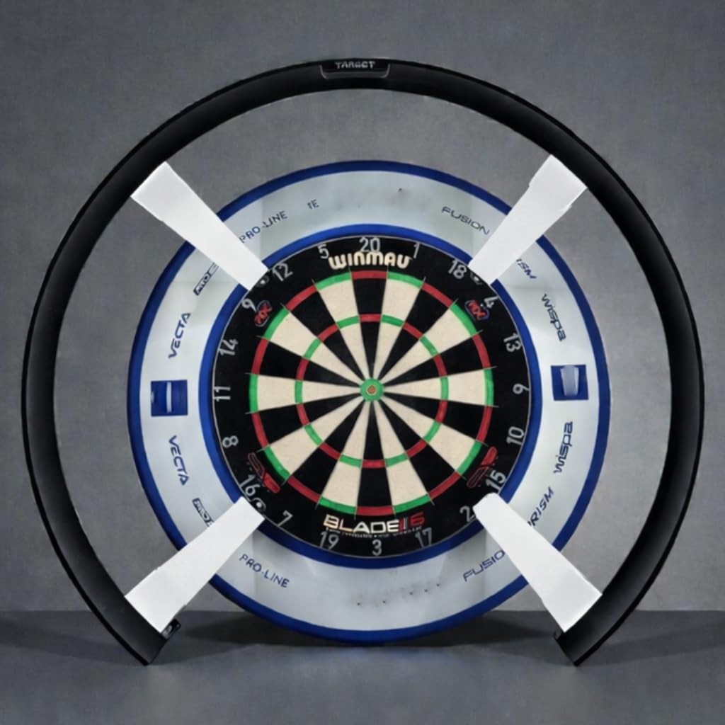 Protective Covers for Dartboard Auto Scoring System Legs and Cameras – Compatible with Target Omni Scoring System – Shock Resistant Guards – Multiple Colour Options (White)
