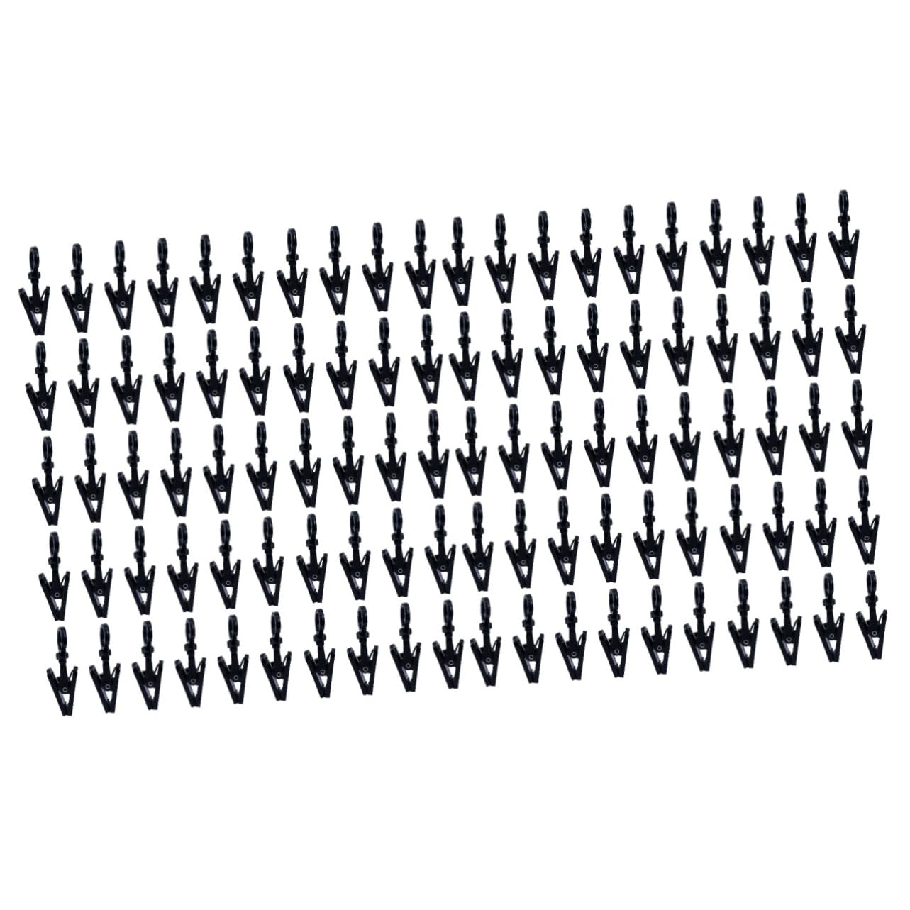 100pezzi Clip Rotante Multifunzionale Plastica Per Indumenti Adatte Per Casa Ufficio e Giardino Design Gradi Rigide e Pratiche Da Utilizzare
