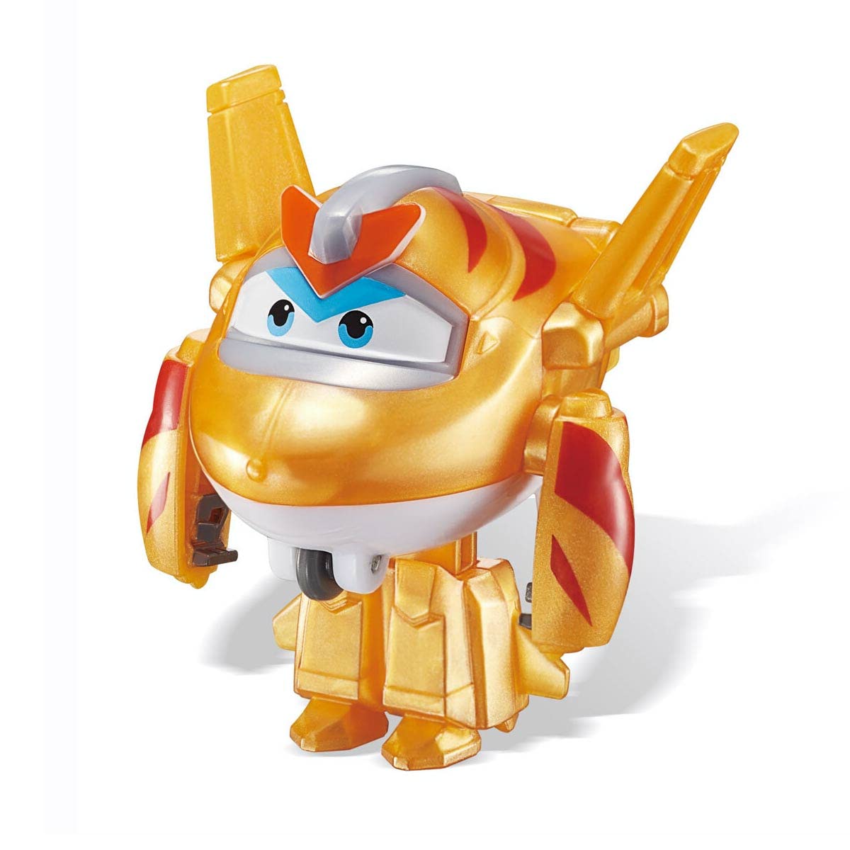 Super Wings YW780032 Transformer Traver Speelgoed, 2-in-1 actiefiguur, robot-vliegtuigspeelgoed 5 cm, transformatorspeelgoed, geschikt voor jongens en meisjes vanaf 3 jaar