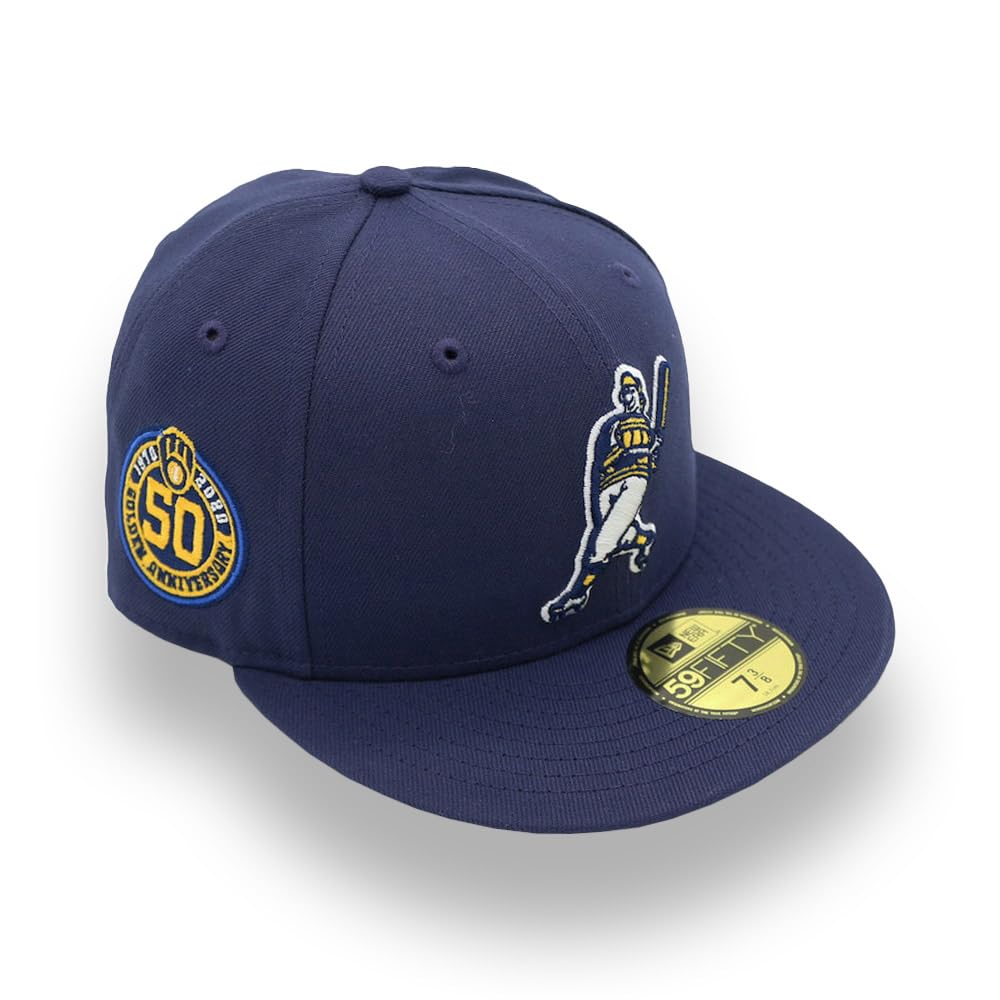 Newera 59fifty ミルウォーキーブルワーズ 50thアニバーサリー 59FIFTY ニューエラ キャップ ミルウォーキー ブルワーズ MLB