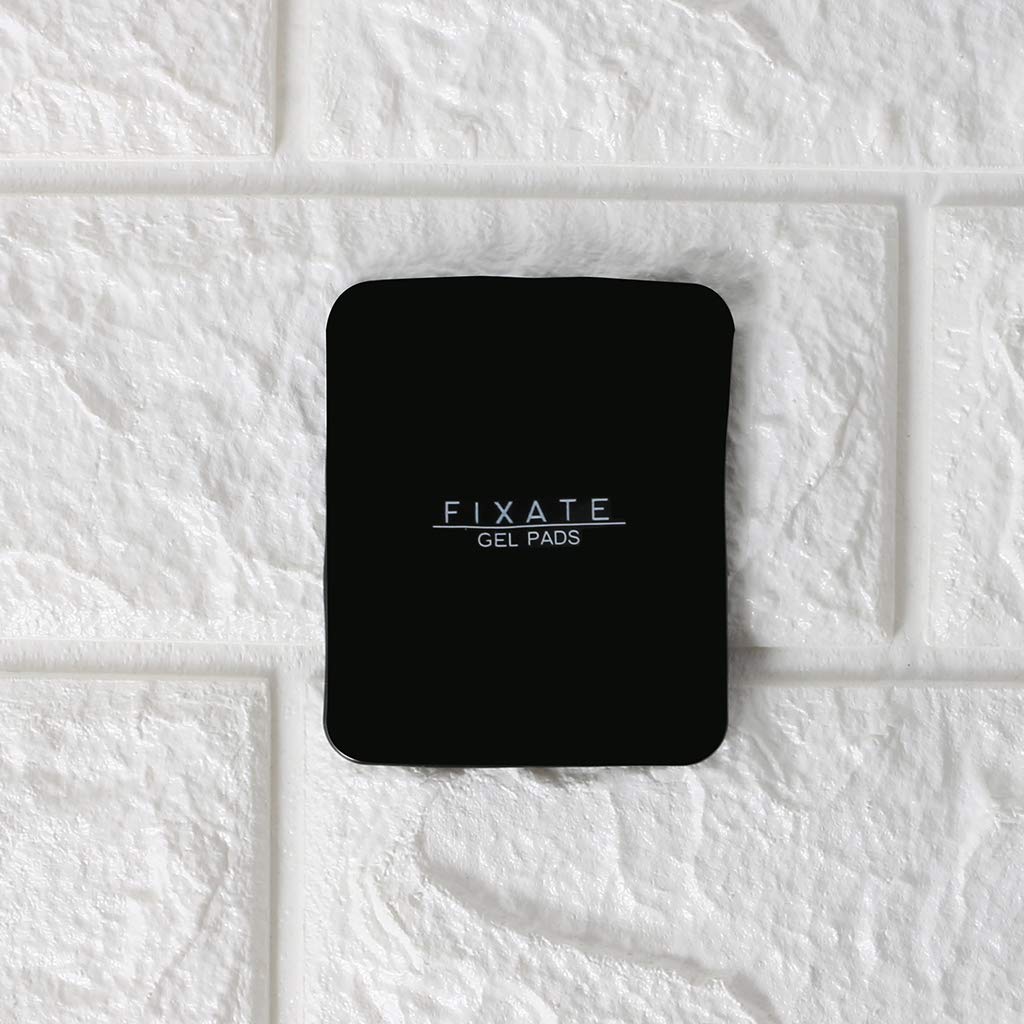 Fixate Gel Pad Potente Fixate Gel Pad Fuerte Stick Adhesivo Pared Casual Stick Flexible Negro A