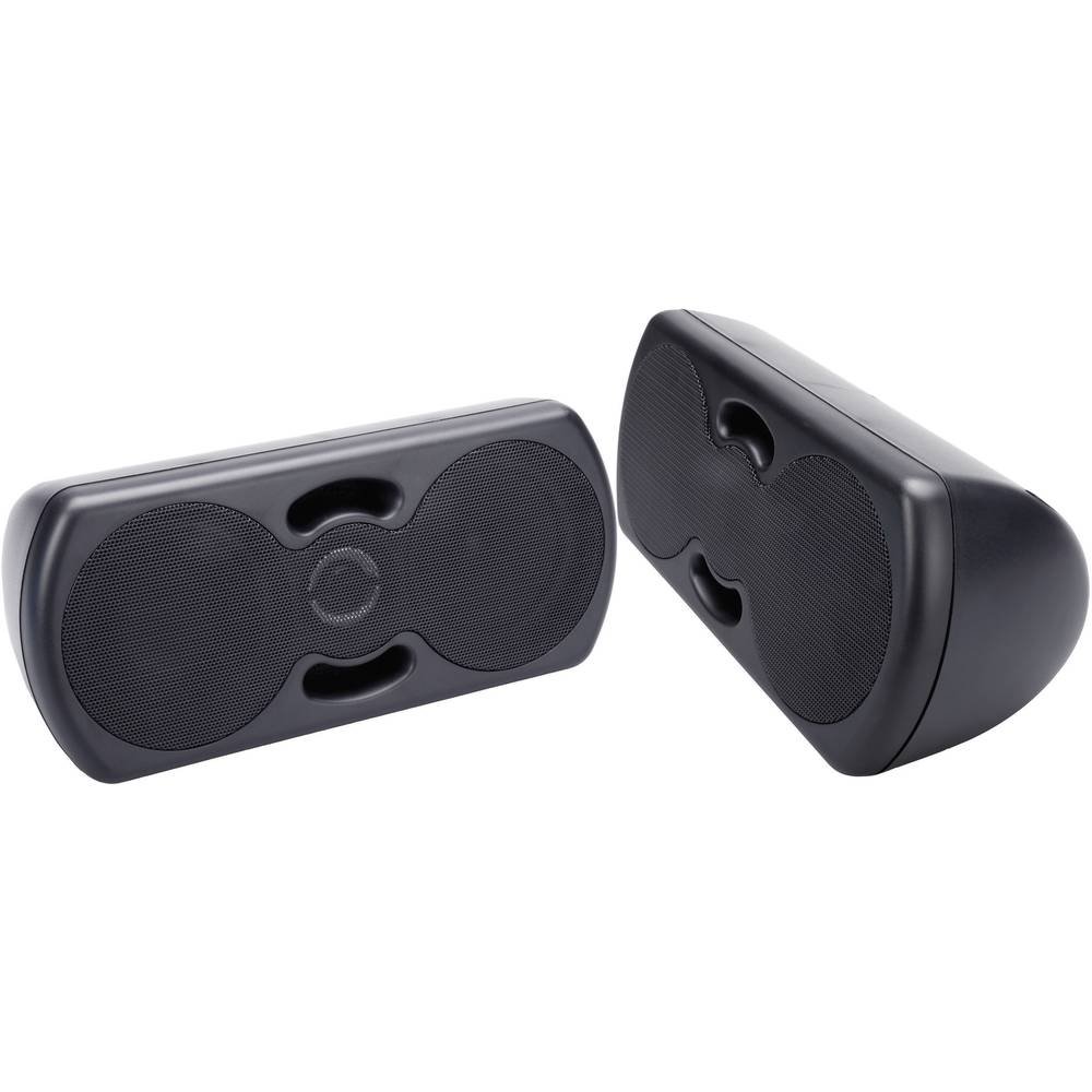 Sinustec 13938 UB-5000 Speaker, Black, Set of 2