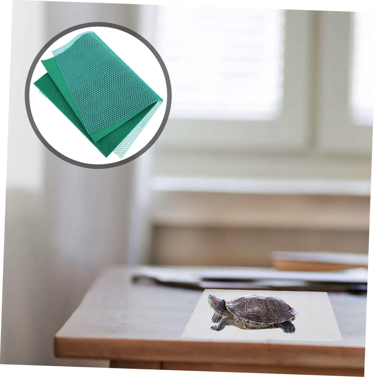 Abaodam 1Set Reptile Terrarium Mat Carpet Substrate for Tortoise Lizard Gecko for Comfortable Habitat