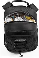 Vista 2 de Coleman Chiller Insulated Backpack Cooler, Leakproof 28-Can Backpack Cooler with 12+ Hour Ice Retention, Made with Recycled Materials, Great for