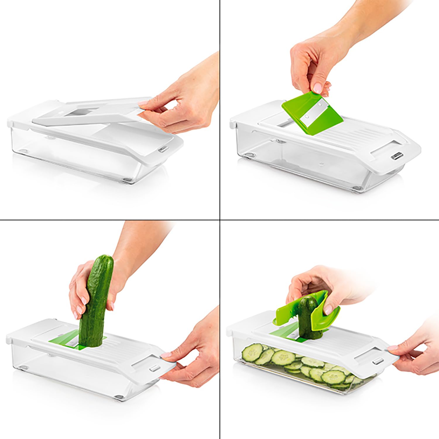 Tescoma 643866 Mandolina/grattugia multifunzionale, linea Handy
