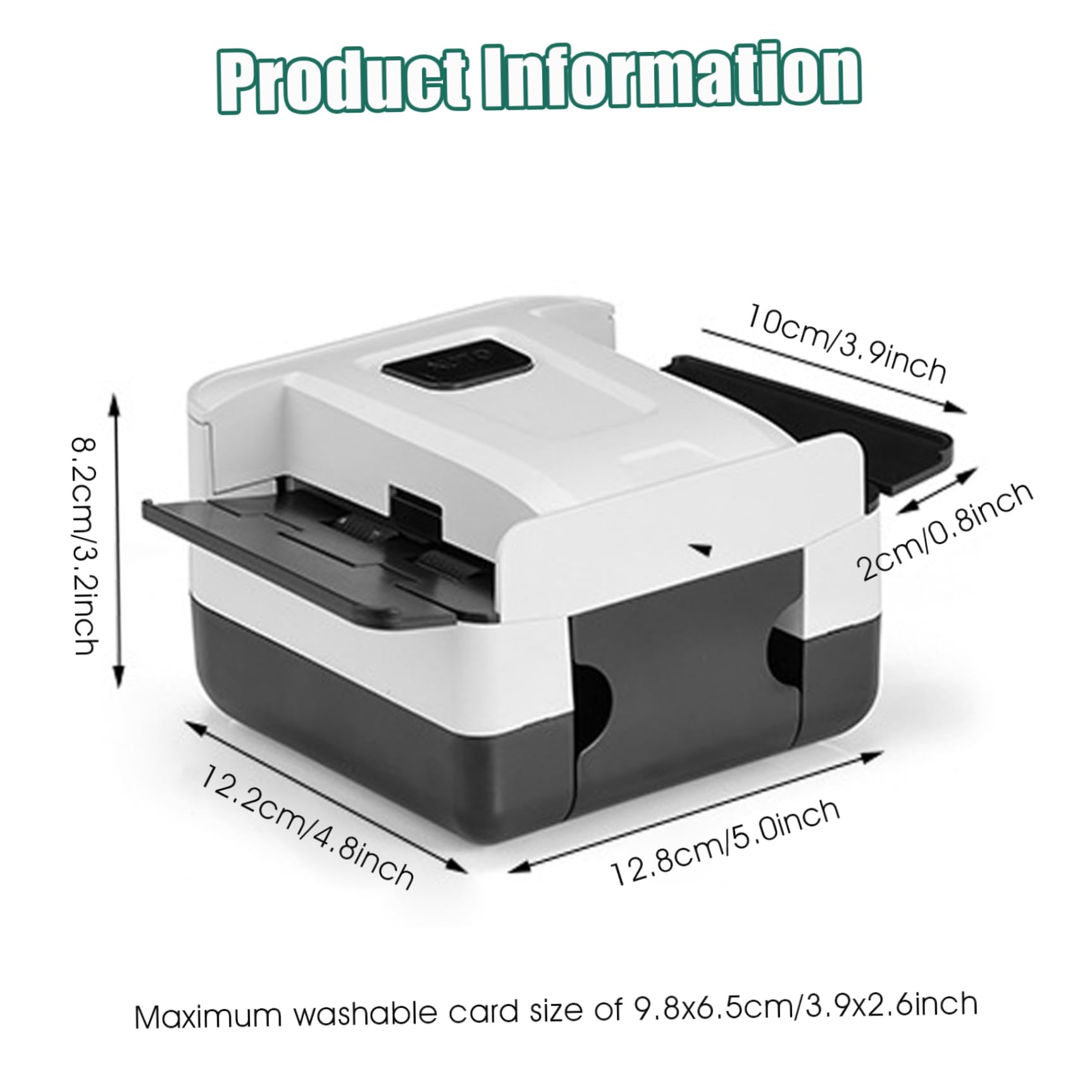 Barajador de Cartas automático, barajador de Cartas de póquer portátil Recargable de bajo Ruido, 2 Barajas para Juegos de póquer, Blackjack, Rummy