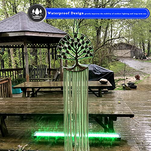 Image of New Upgraded Wall Washer LED Lights 3.2ft /40 Linkable 108W RGBW Color Changing Wash Lights with RF Remote & Switch Control, 120V, 10x60 Beam Angle, Dimmable &Timing&11 Modes LED Light Bar