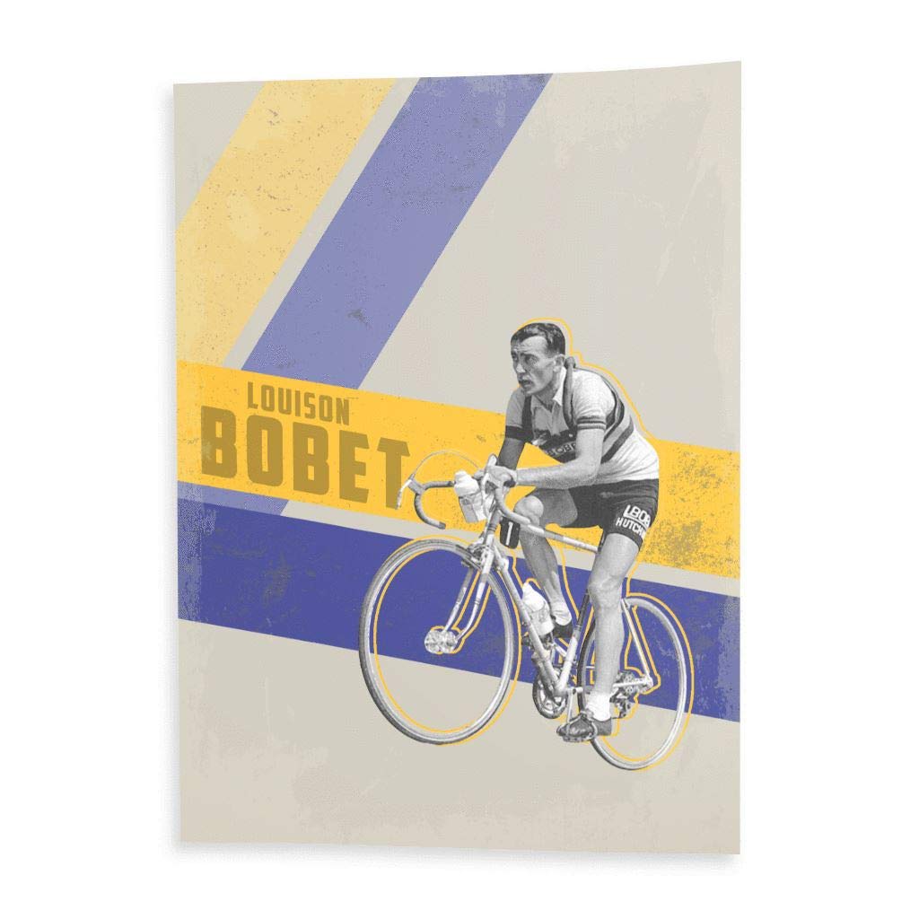 louison bobet rennrad Poster Fahrrad Retro Französisch Radsport Route Tour Sport & Freizeit Giro Verona Womens Helmet Asia Kopfumfang:63 - 64 cm