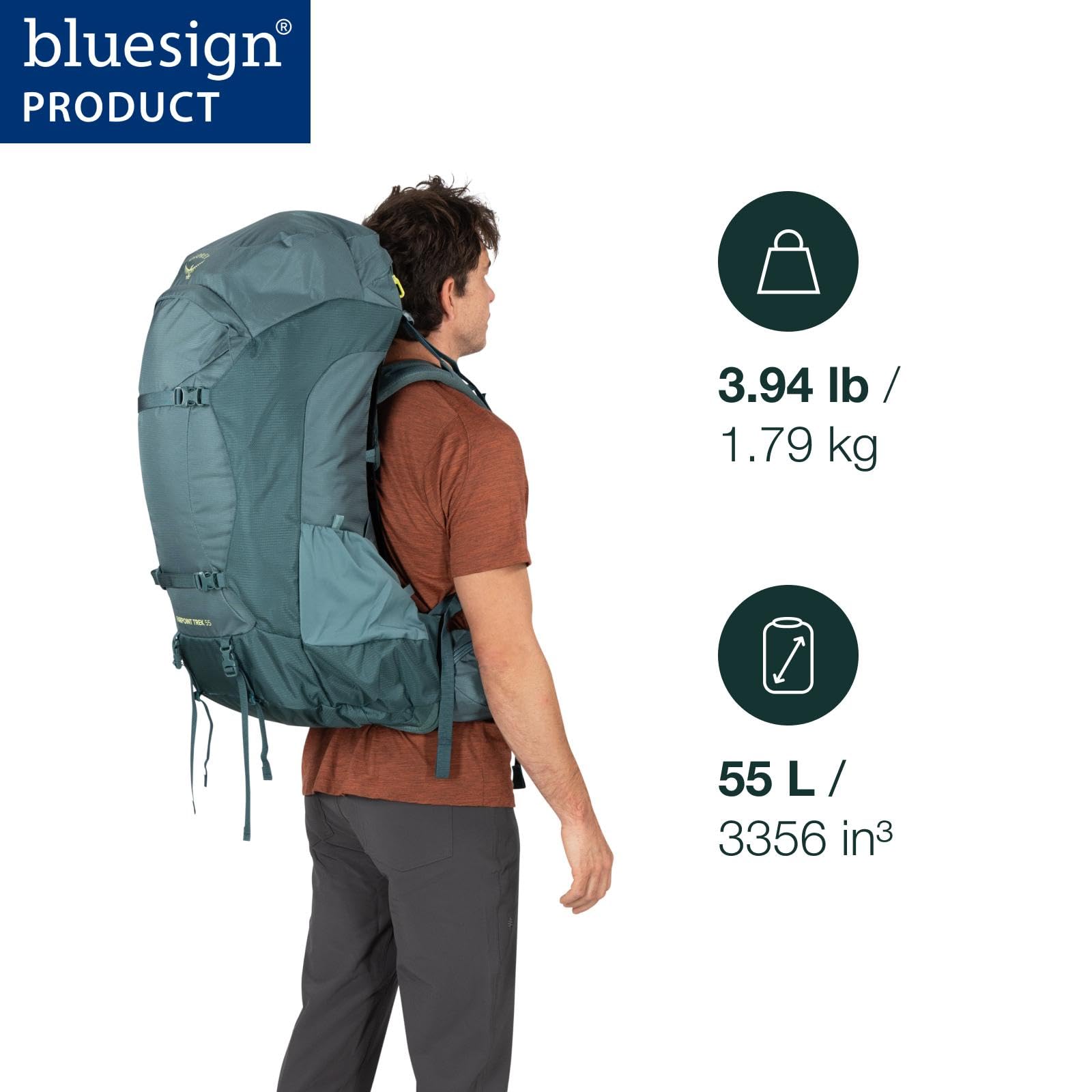Osprey Farpoint Trek 55 Czarny