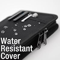 Vista 6 de Field Notes - Funda para cuaderno de bolsillo de 3.5 x 5.5 pulgadas con soporte para bolígrafo, planificador de campo con cremallera, cubierta