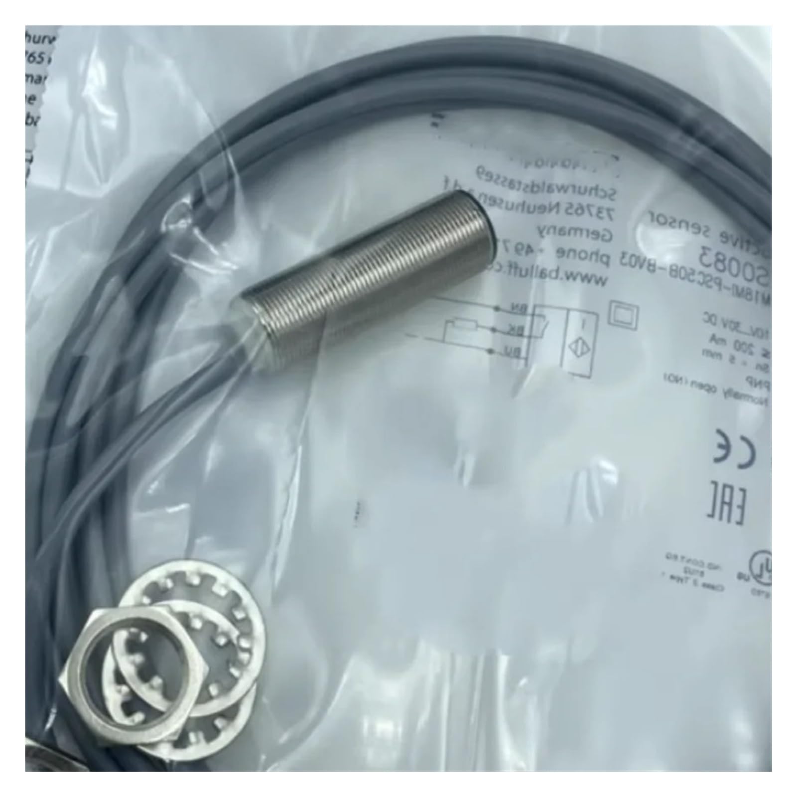 Cjkxpzmh One Color M18mi-Psc50b-Bv02 M18mi-Psc50b-Bv03 M18mi-Psc50b-Bv05 Proximity Switch Sensor(M18mi-Psc50b-Bv02)