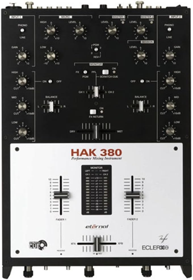 Ecler HAK-380 2 Channel DJ Mixer 2 Channel DJ Mixer
