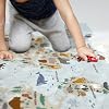 Children's Play Mat with Animals Atlas Design - Baby Play Carpet