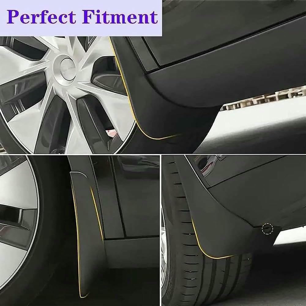 4 Pcs Splash Guards Wheel Mudflaps for Ford Transit Tourneo Custom 2012 Car Front Rear Rubber Splash Guards