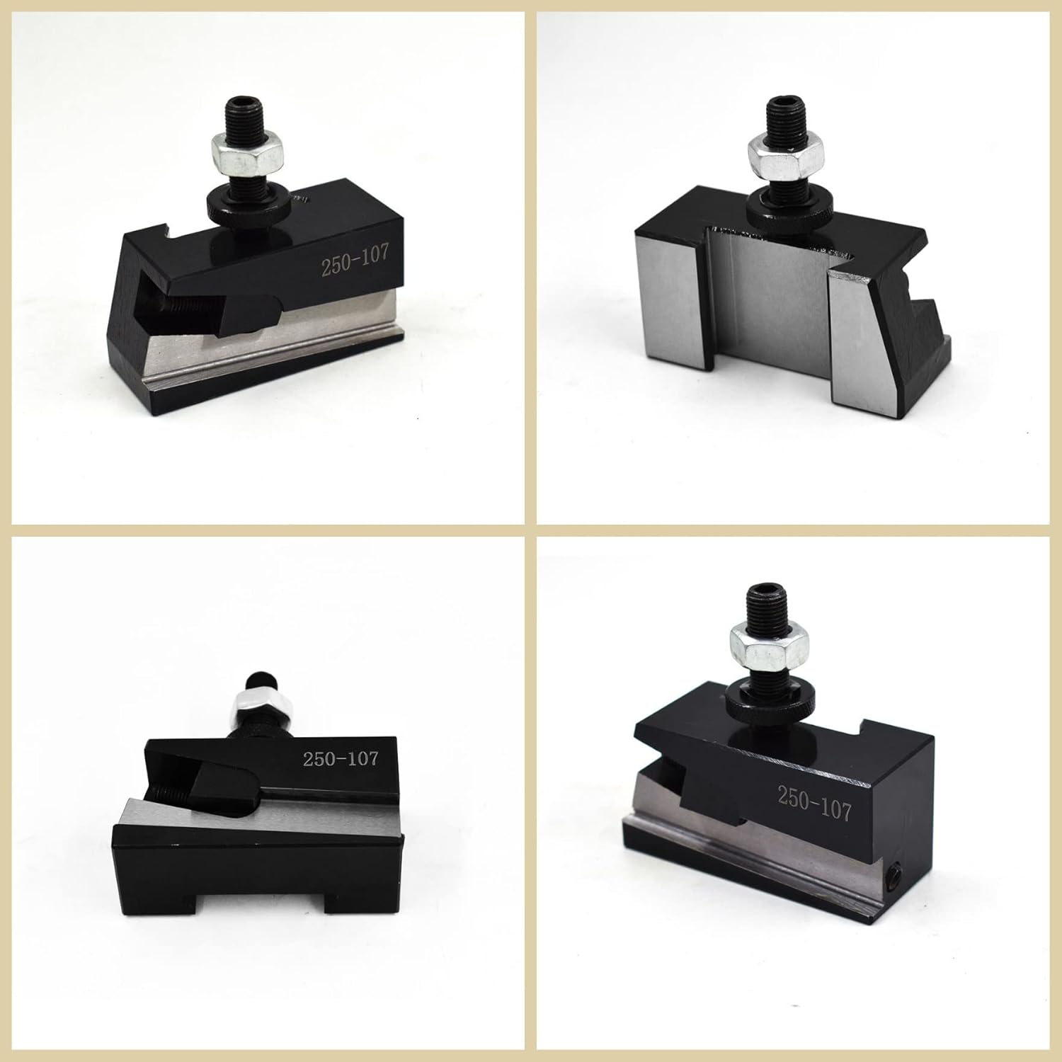 waltyotur Universal Parting Blade Holder CNC Lathe Quick Change AXA 250-107, Universal Parting Blade Holder, Horizontal Blade, Tool Bit Capacity of Up to 1/2
