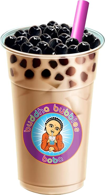 Premium CAFE LATTE (Coffee) Boba/Bubble Tea Drink Mix Powder By Buddha Bubbles Boba (2.2 Pounds / 1 Kg)
