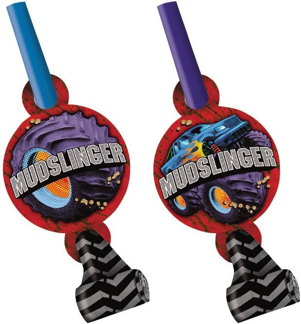 Creative Converting Mudslinger 8 Count Blow Out Noise Maker