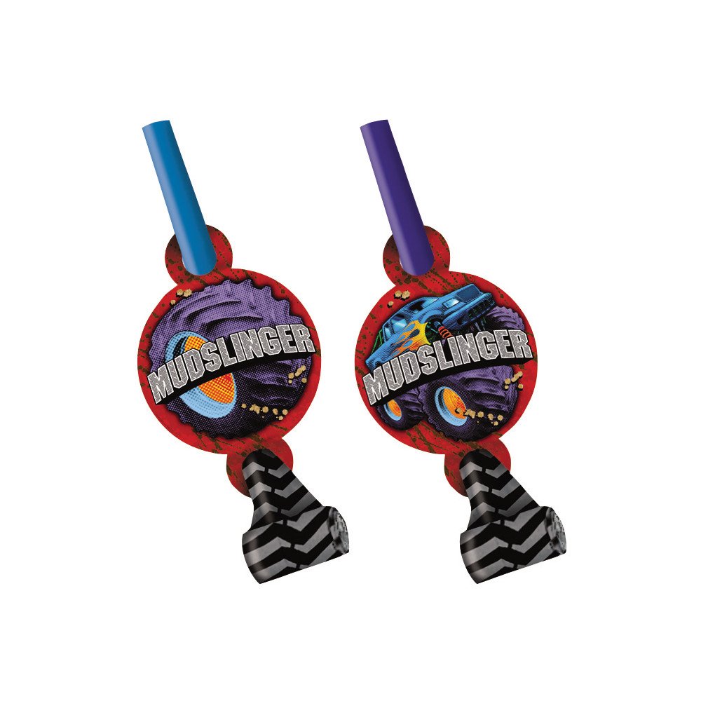 Creative Converting Mudslinger 8 Count Blow Out Noise Maker