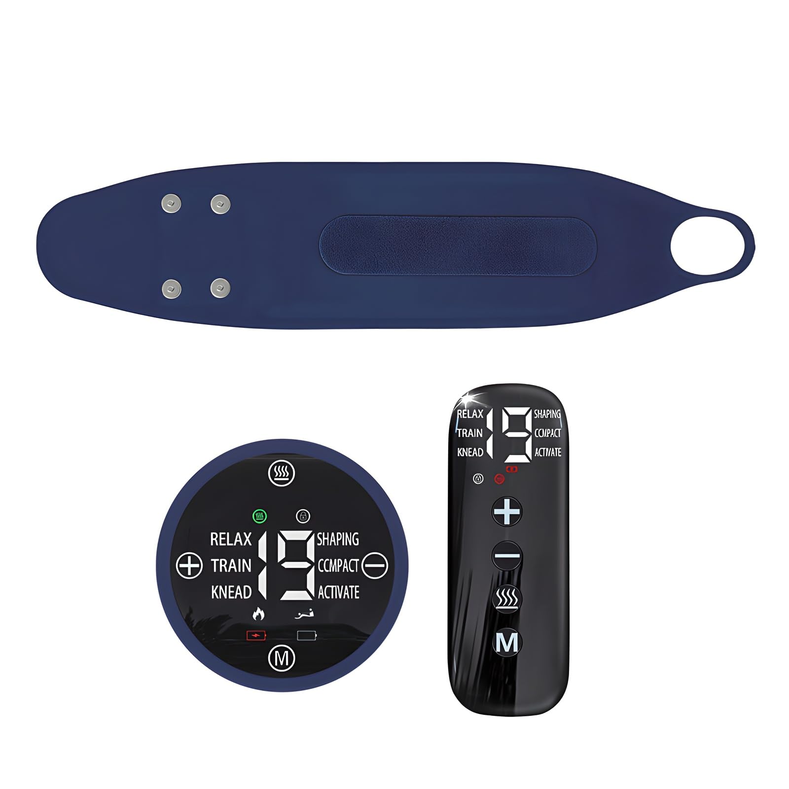 XoTiq Masajeador eléctrico de Manos, Protector de muñeca de presión de Calor inalámbrico, con Tres configuraciones de Calor Ajustables, Nueve Combinaciones de Modo y un Masaje cronometrado