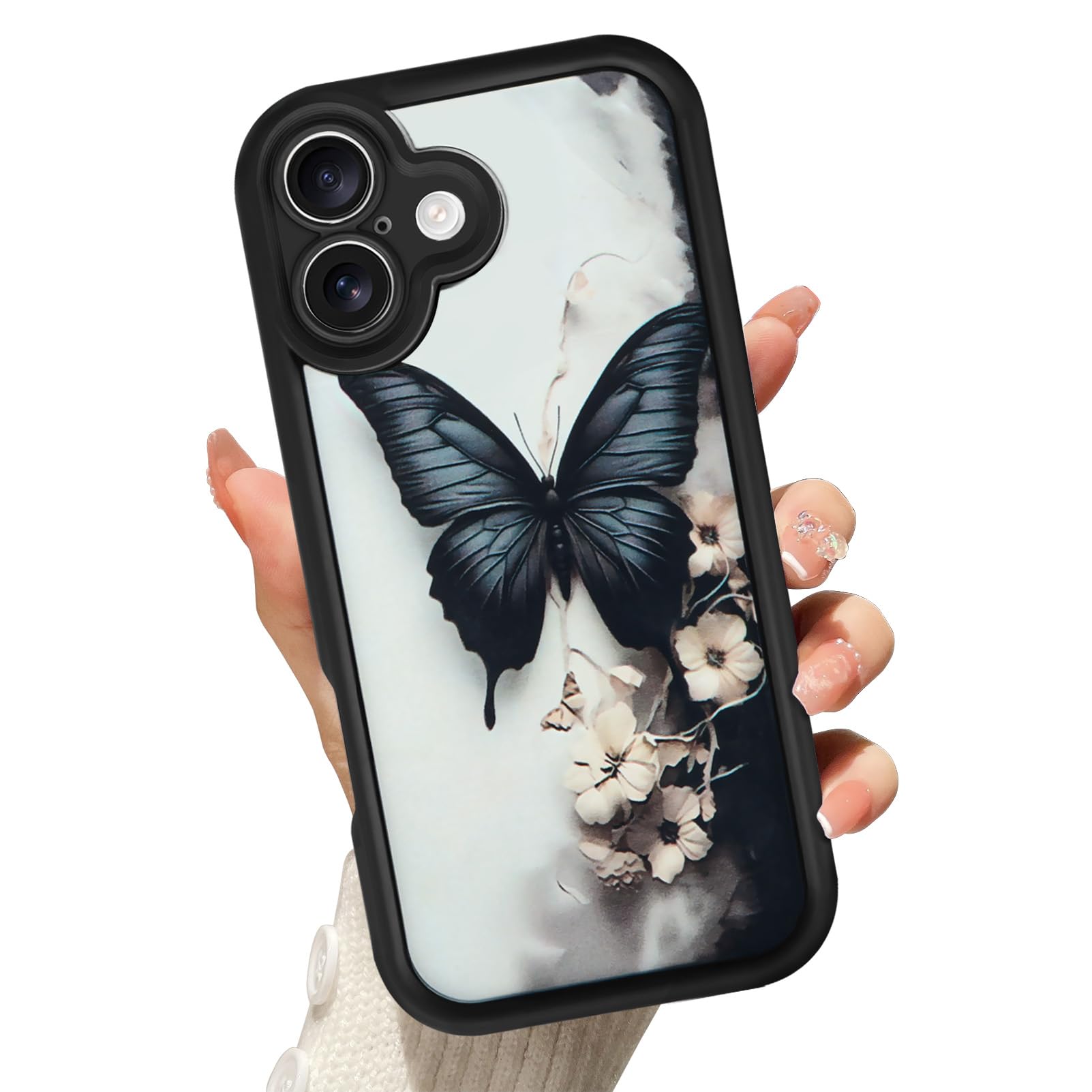 Coque iPhone 16 papillon protection antichoc silicone esthétique fin - 8