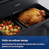 Philips Airfryer Series 5000 - Air Fryer with Double Basket and Steam Cooking, 9L, RapidAir, 19 Cooking Modes, Up to 90% Less Fat, AirSteam, Steam Cleaning, HomeID (NA550/00) - 7