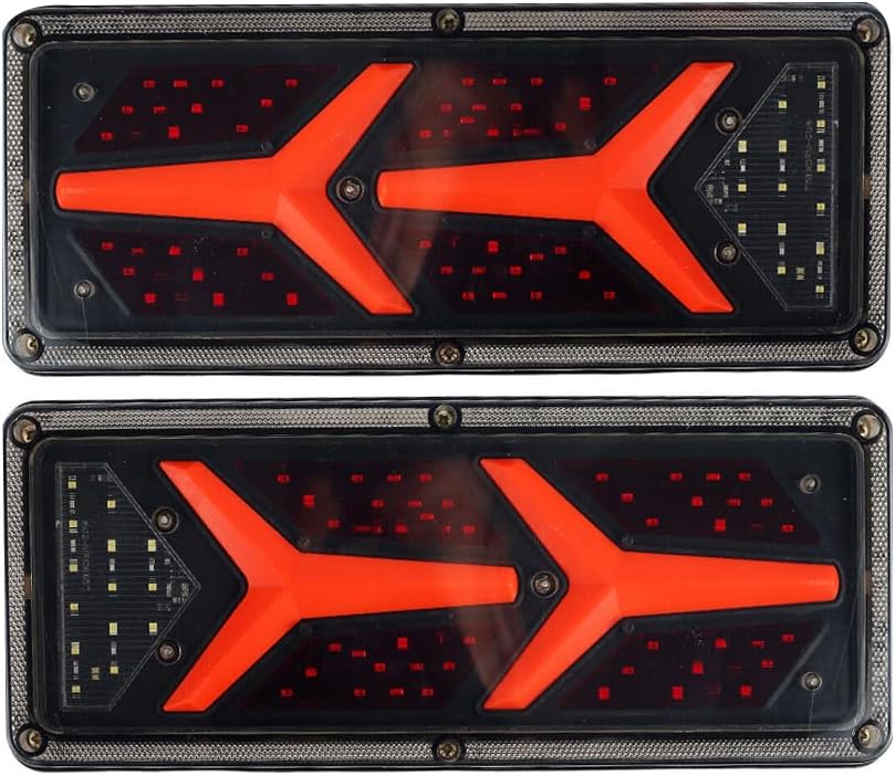 LED Trailer Light, LED Reverse Light, Rear Tail Light, Trailer Light, Suitable for Most 24V Vehicles, Including Trucks, Trailers, Semi-Trailers, Travel Trailers, Dump Trucks, etc.