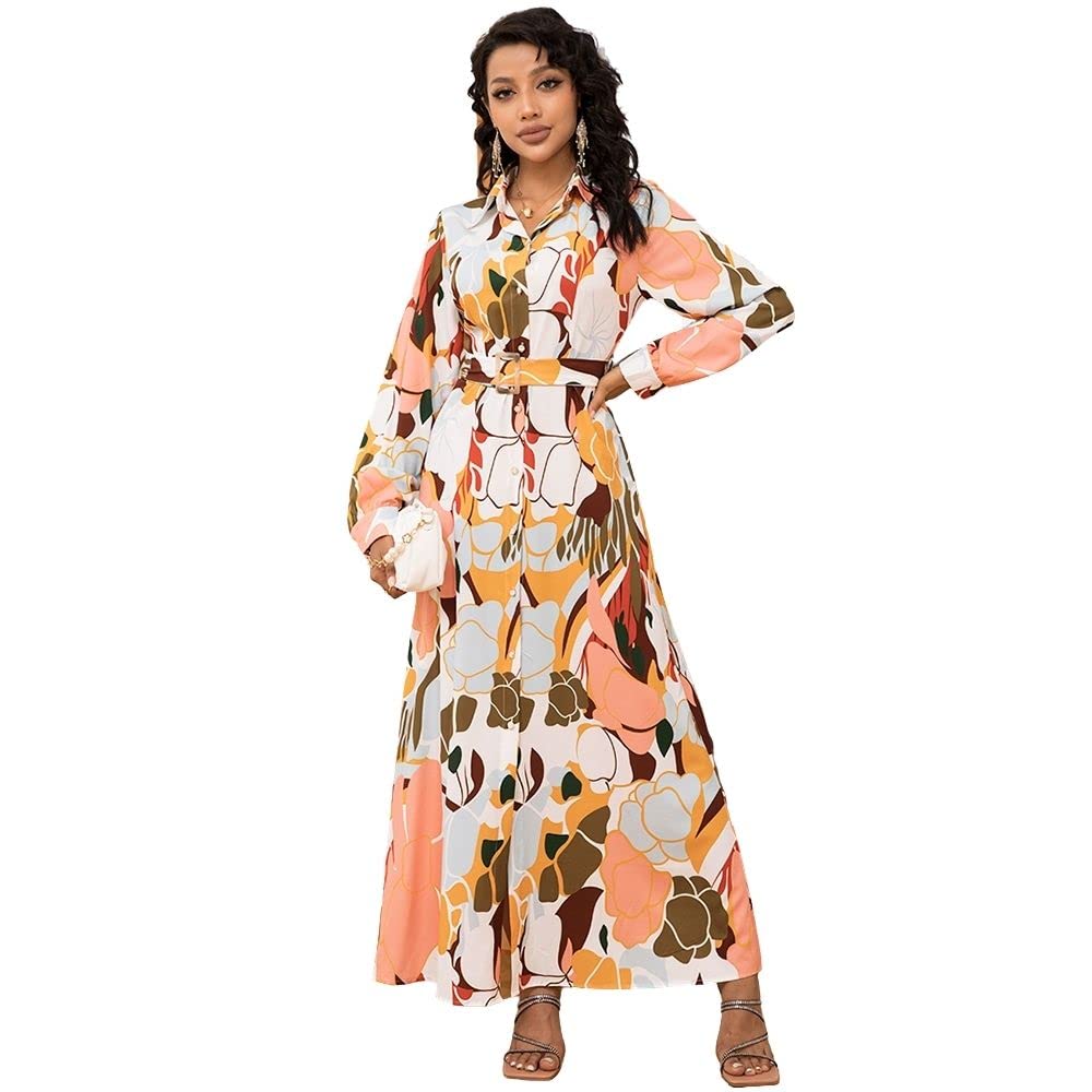 FridayInWomen's A-Line Short Sleeve Summer 3-color stitching Fashion Scoop-Neck T-Shirt Long Dresses