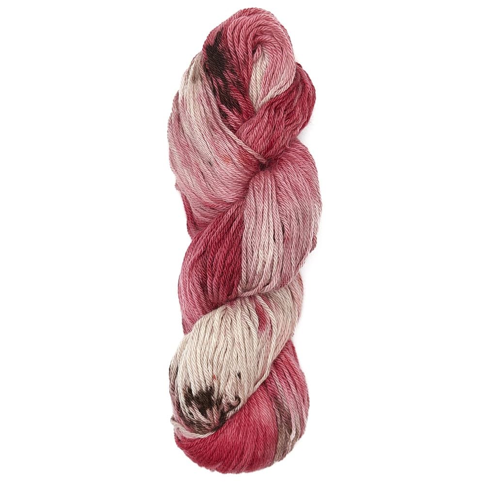 100% Baby Alpaca Yarn Wool 100g Hank DK Weight Hand Dyed Made in Peru - Heavenly Soft and Perfect for Knitting and Crocheting (Blushing Twilight, DK Hand Dyed - 100g Hank) — image 1