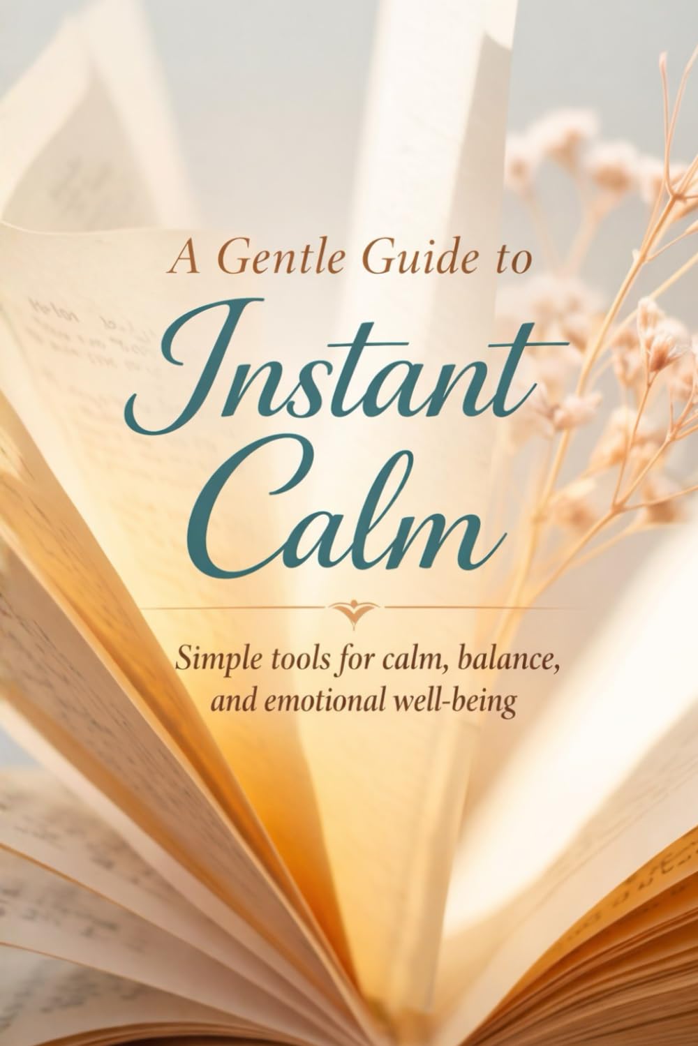 A Gentle Guide to Instant Calm: Simple tools for calm balance and emotional well beging