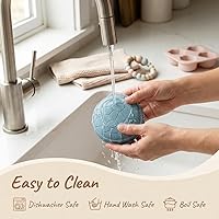 Vista 3 de Smlpuame Juego de 4 Estuches Porta Chupetes, 2 Fundas Portátiles de Silicona para Chupete, Bolsa para Pañalera y Carrito de Bebé con 2 Cajas