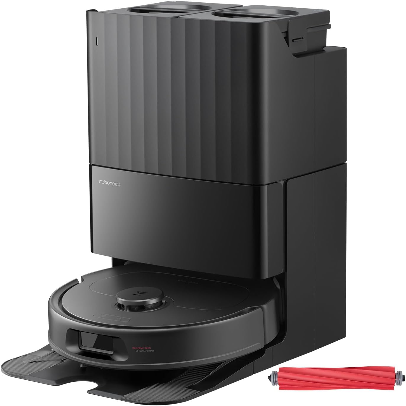 roborock QV 35A Robot Vacuum and Mop with All-Rubber Main Brush, 8000Pa Suction, Upgraded from Qrevo S