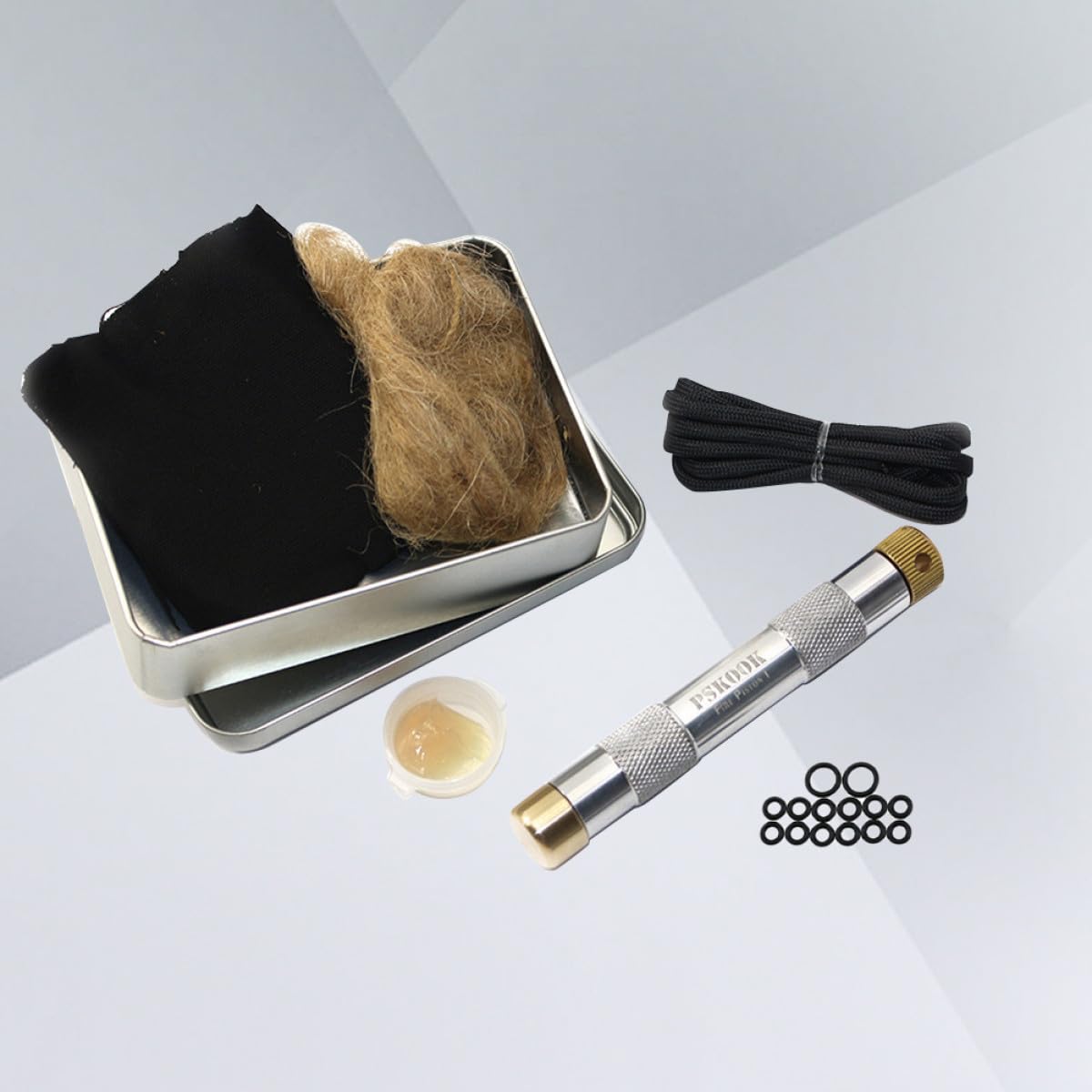Toyvian Allume-feu Outil Essentiel pour Survie d'urgence à Piston en Alliage D'aluminium et Laiton Facile à Utiliser Couleur Aléatoire pour Barbecue et Aventures en Plein Air