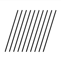 Vista 8 de Varillas de fibra de carbono de 0.059 in x 7.874 in barra redonda mate sólida para manualidades de bricolaje RC modelo de avión coche 10 unids