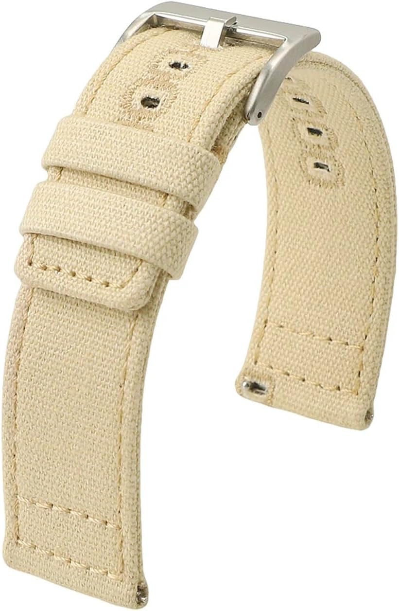 1pcs Nylon Canvas Watch Strap 18mm 19mm 20mm 22mm Watch Bands for Smart Watch Accessories