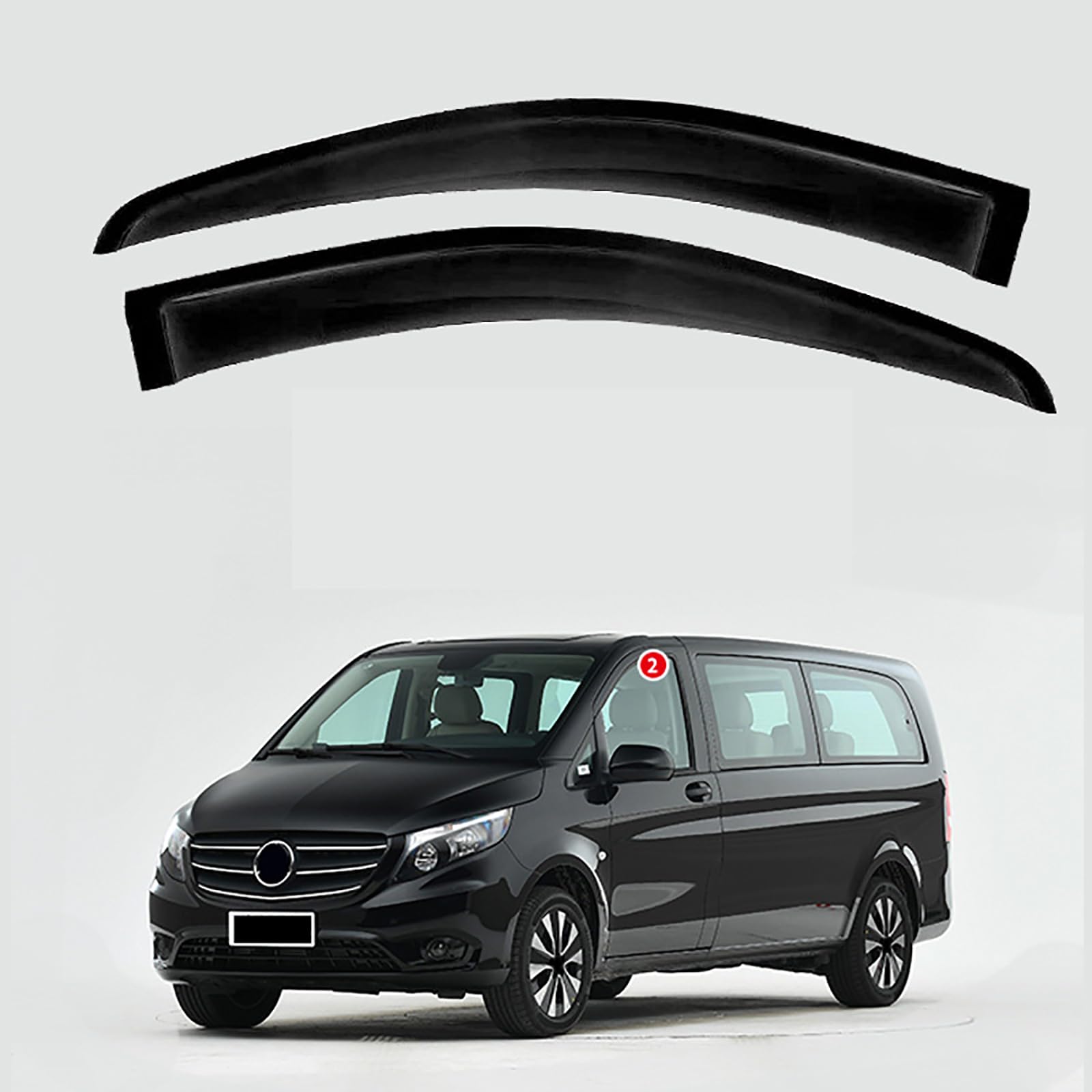 Deflettore Aria Per Mercedes Vito II 2003-02/2014 - Foto 2