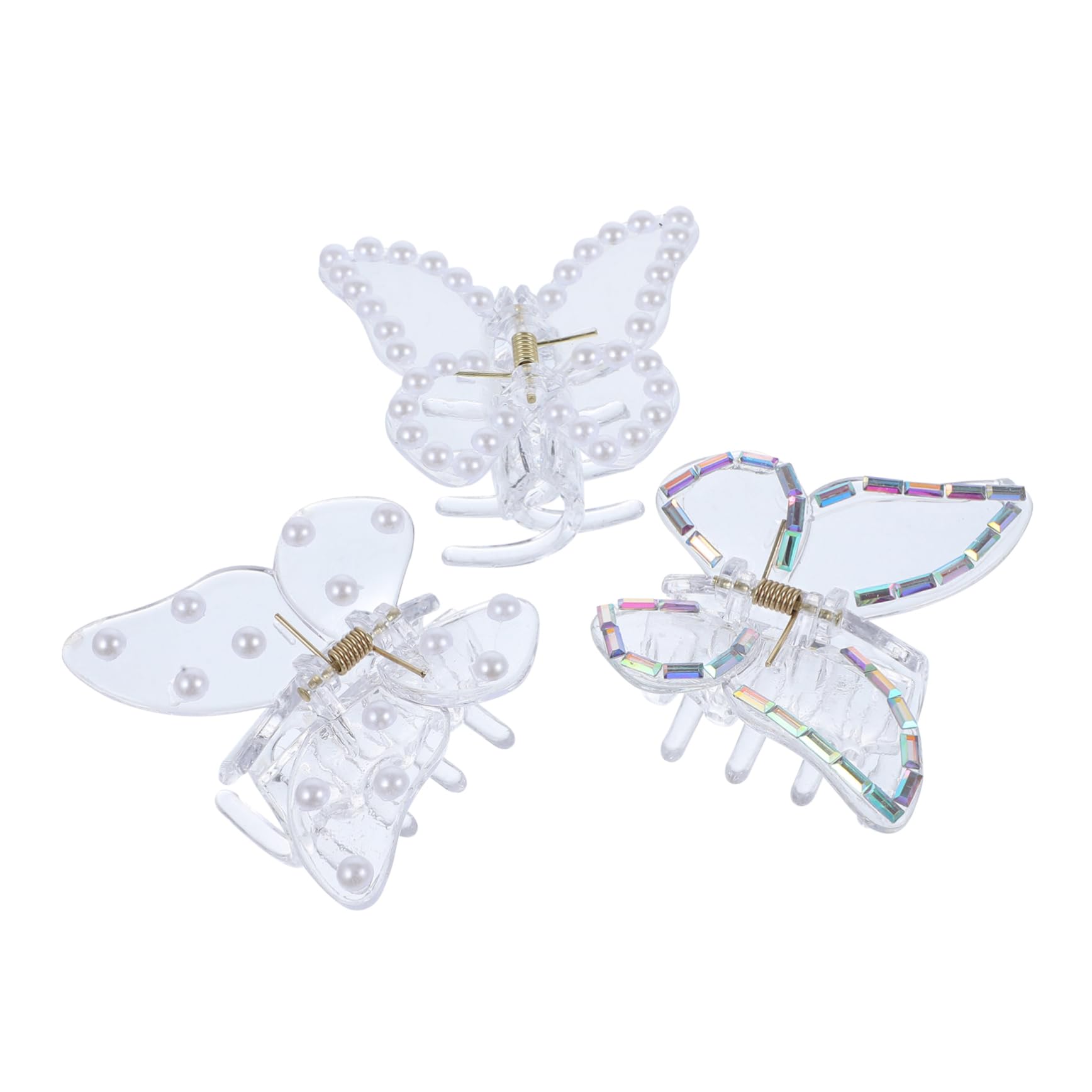 Baluue 15pezzi Fermagli Per Forma Di Farfalla Da Clip Per Piccole e Resistenti Accessorio Pratico Per Donne e Ragazze Per Eventi e Uso Quotidiano